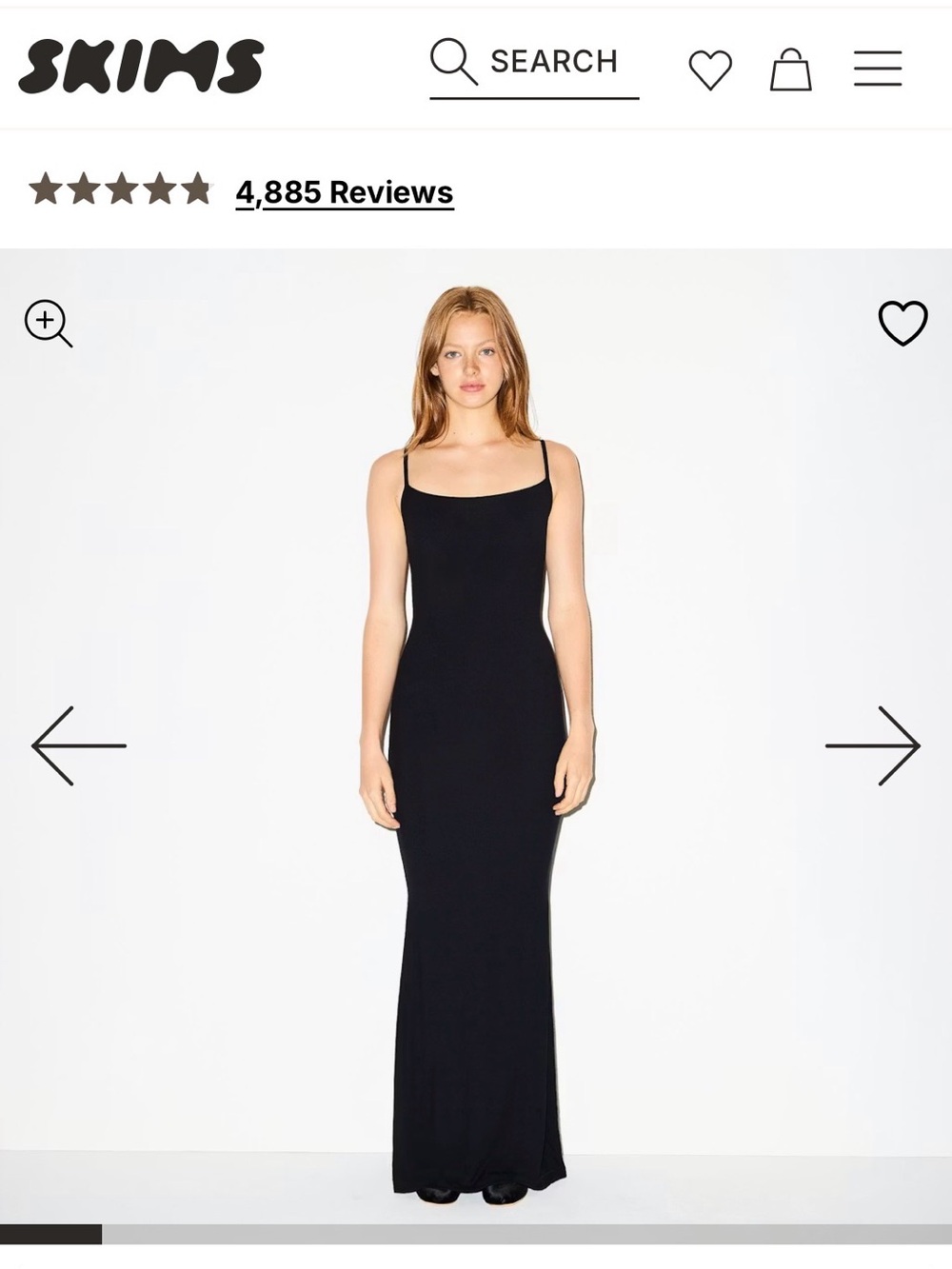 SKIMS Soft Lounge Long Slip Dress